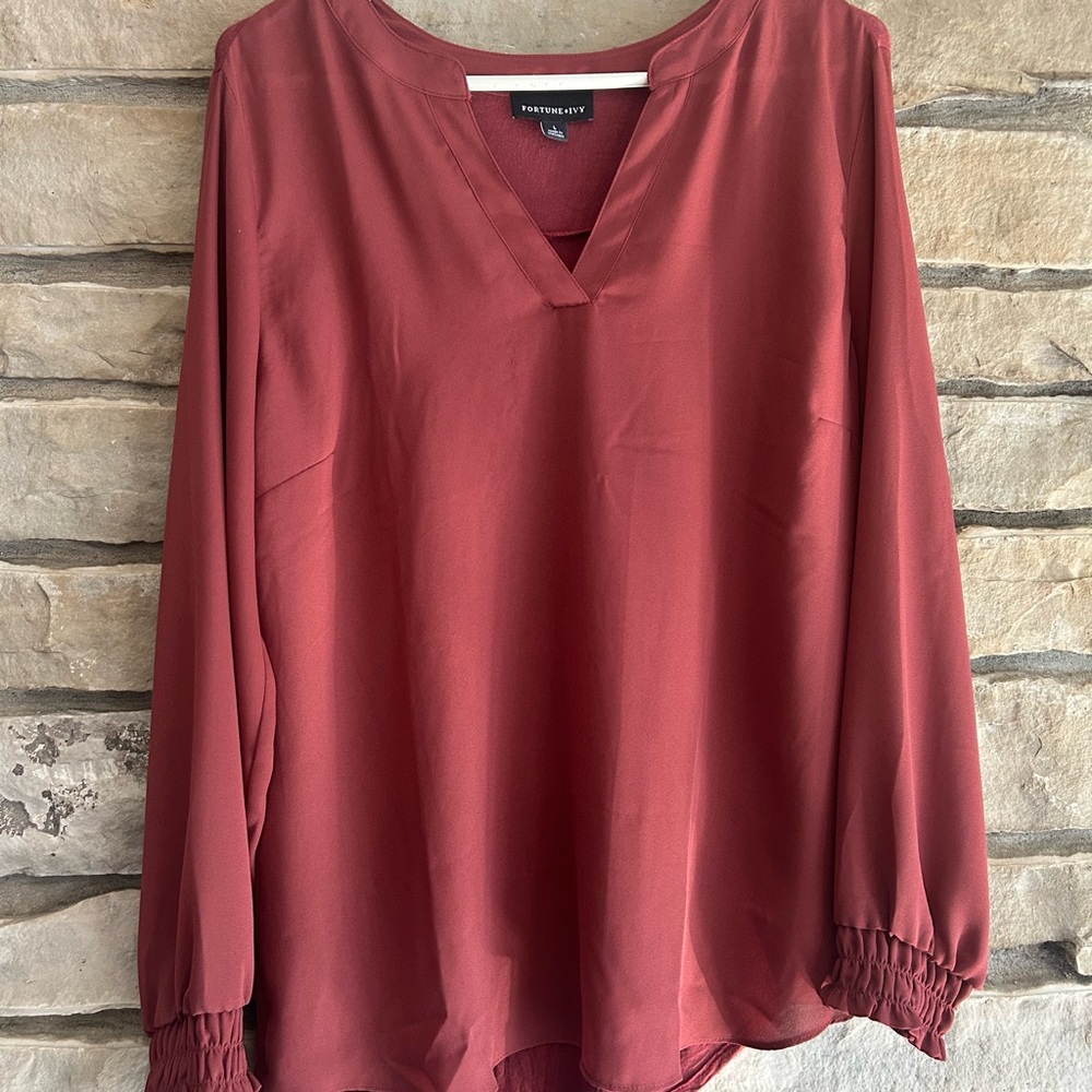 Women's Red Blouse